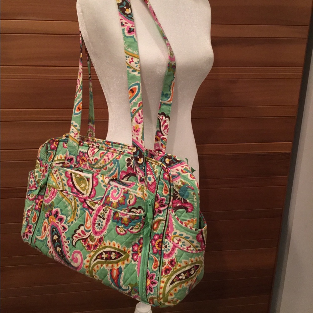 COPY - Vera Bradley Stroll Around Diaper Bag with changer